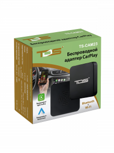 Беспроводной автомобильный блютуз-адаптер Carplay/Android Auto TDS TS-CAM23